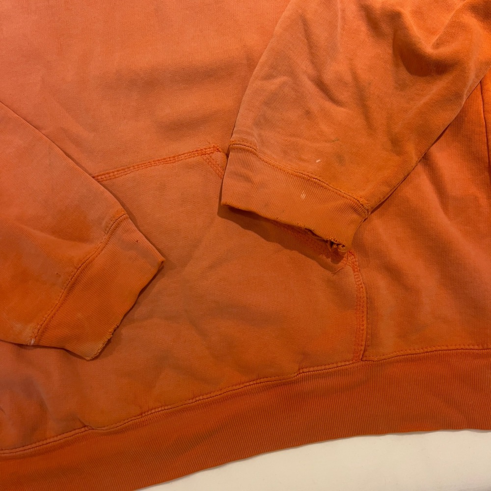 Athletic Works Orange Hoodie Athletic Dept 05 Pullover Sweatshirt Large - Picture 3 of 11